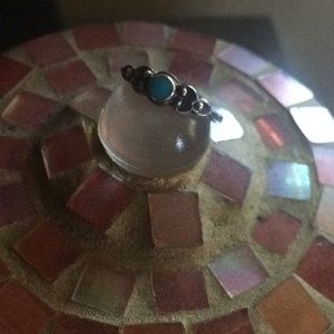 Sterling Silver Turquoise Ring Size 7